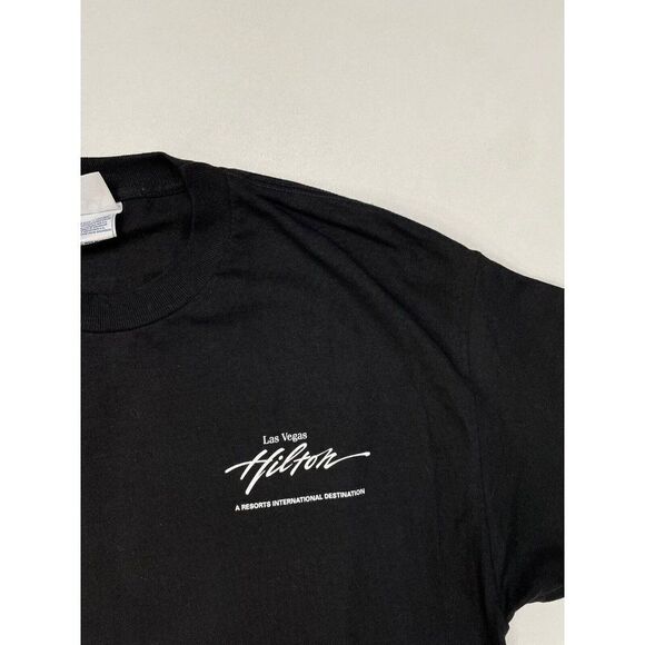 VINTAGE Las Vegas Hilton Supernova Biggest Game Graphic T-shirt Men Large Black - Picture 4 of 6